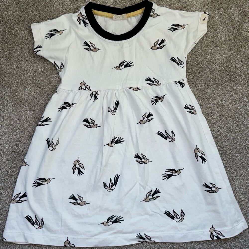Turtledove London Girls Bird Print Dress Sz 2/3 Years